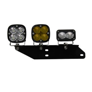 Ford F-150 Raptor Fog Light Pocket Kit - Baja Designs - Sportsmen - Amber - `17-`18